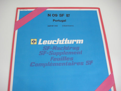 Lighthouse 1987 Portugal Hingeless Stamp Album Supplement N09SF87