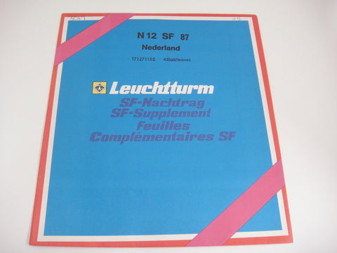 Lighthouse 1987 Netherlands Hingeless Stamp Supplement N12SF87