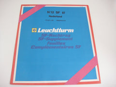 Lighthouse 1987 Netherlands Hingeless Stamp Supplement N12SF87
