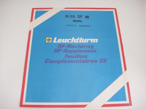 Lighthouse 1988 Malta Hingeless Stamp Album Supplement N05SF88