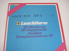 Lighthouse 1990 East Germany Hingeless Stamp Supplement N24SF90/II DDRII