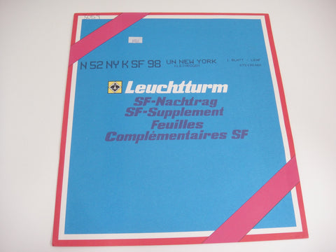 Lighthouse 1998 UN New York Mini Sheet Supplement N52NYKSF98