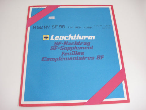 Lighthouse 1998 UN New York Stamp Supplement N52NYSF98