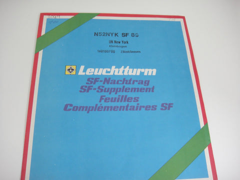 Lighthouse 1989 UN New York Hingeless Mini Sheet Stamp Supplement N52NYKSF89