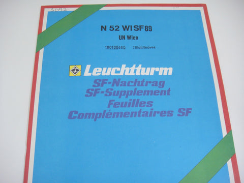 Lighthouse 1989 UN Vienna Hingeless Stamp Supplement N52WISF89