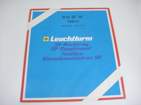 Lighthouse 1988 Vatican City Hingeless Stamp Album Supplement N13SF88