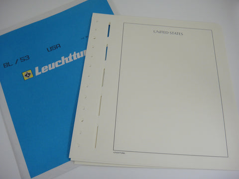 Lighthouse Blank Pages with Country Name United States BL/53 NOS