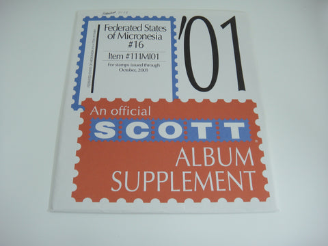 Scott 2001 Federated States Micronesia Stamp Supplement #16 111MI01