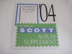 Scott 2004 Greenland Stamp Album Supplement #9 345GR04