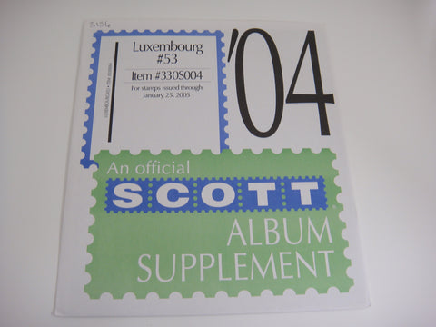 Scott 2004 Luxembourg Supplement #53 330S004