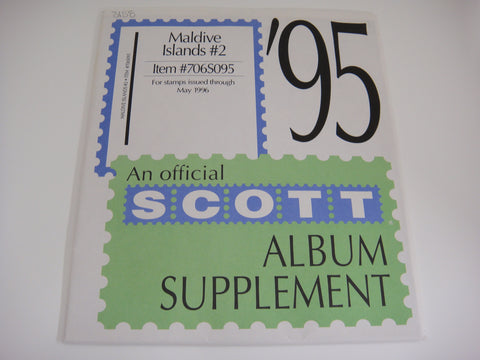 Scott 1995 Maldive Islands Stamp Album Supplement #2 706S095