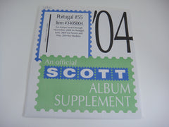 Scott Specialty Stamp Album Supplement 55 Portugal 2004 340S004