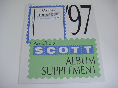 Scott 1997 Qatar Stamp Album Supplement 2 659S097