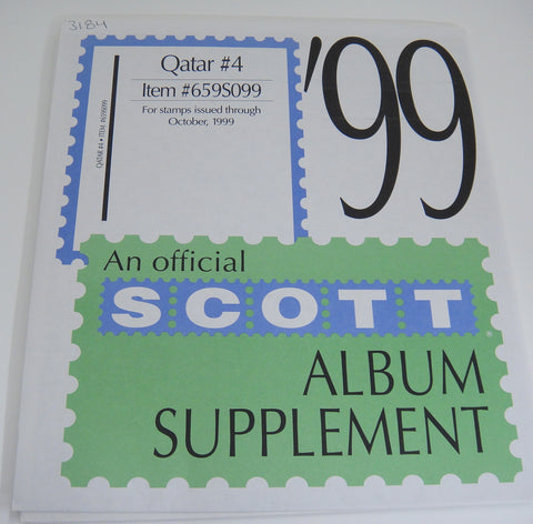 Scott Specialty Stamp Album Supplement 4 Qatar 1999 659S099