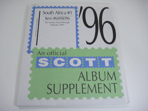 Scott 1996 South Africa Specialty Stamp Supplement 1 669S096
