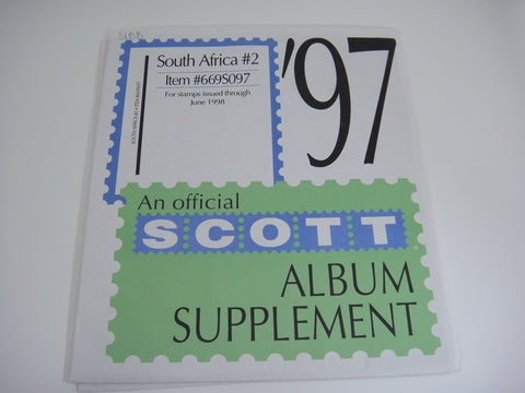 Scott Specialty 1997 South Africa Stamp Supplement 2 669S097