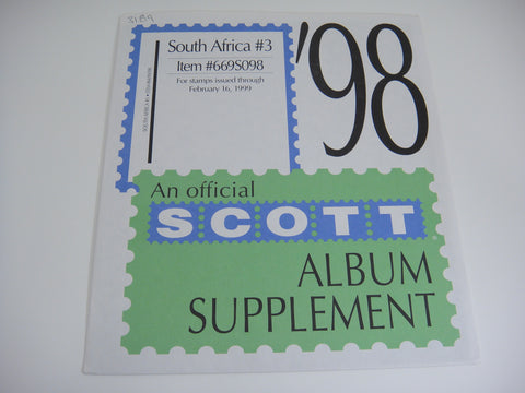 Scott Specialty 1998 South Africa Stamp Supplement 3 669S098