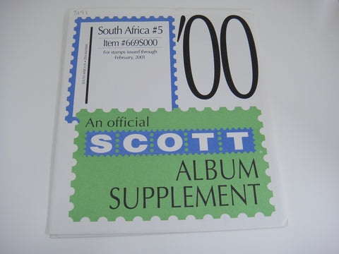 Scott Specialty 2000 South Africa Stamp Supplement 5 669S000
