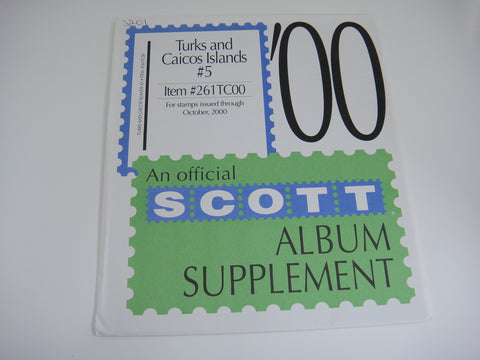 Scott 2000 Turks and Caicos Islands Specialty Stamp Supplement 5 261TC00