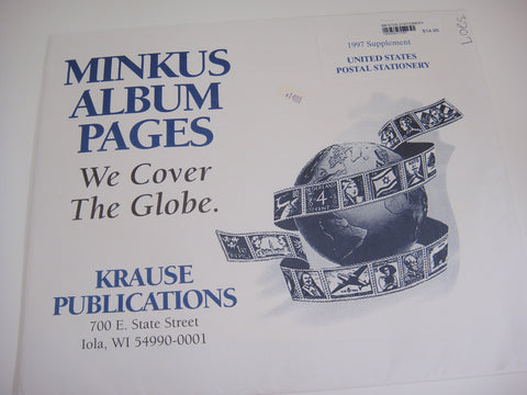 Minkus 1997 US Postal Stationery Supplement United States 1997 MUSP97