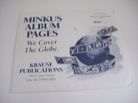 Minkus 1999 Israel Tab Blocks Stamp Album Supplement MITB99