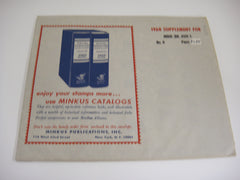 Minkus 1968 British Asia I India Bhutan Stamp Album Supplement 9