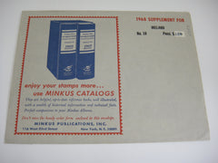 Minkus 1968 Ireland Stamp Album Supplement 10 NOS