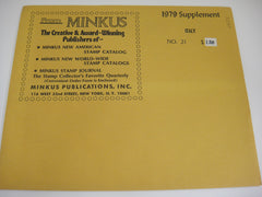 Minkus 1979 Italy Stamp Album Supplement 21 NOS