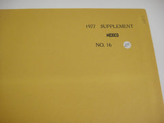 Minkus 1977 Mexico Stamp Album Supplement 16 MMX77 NOS