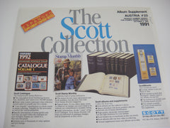 Scott 1991 Austria Specialty Stamp Supplement 23 300S091