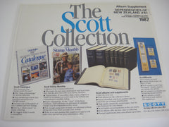 Scott 1987 Dependencies of New Zealand Specialty Stamp Supplement 41 221S087