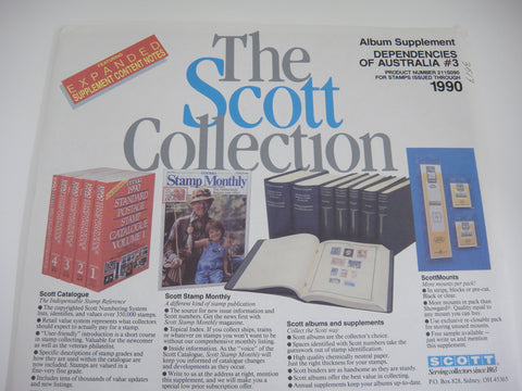 Scott 1990 Dependencies of Australia Specialty Stamp Supplement 3 211S090