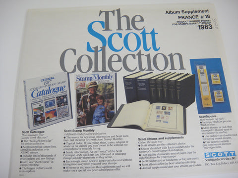 Scott 1983 France Specialty Stamp Supplement 18 310S083