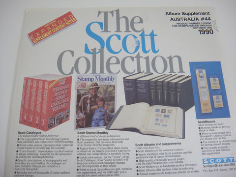 Scott 1990 Australia Specialty Stamp Supplement 44 210S090