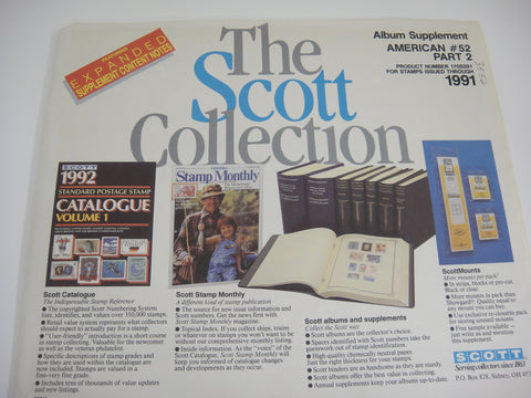 Scott 1991 American Part 2 Stamp Supplement 52 United States 170S291