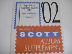 Scott 2002 Marshall Islands Specialty Stamp Supplement 17 111MA02