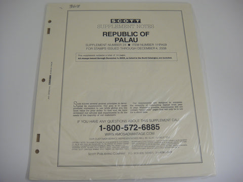 Scott 2008 Palau Specialty Stamp Supplement 24 111PA09