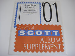 Scott 2001 Palau Specialty Stamp Supplement 16 111PA01