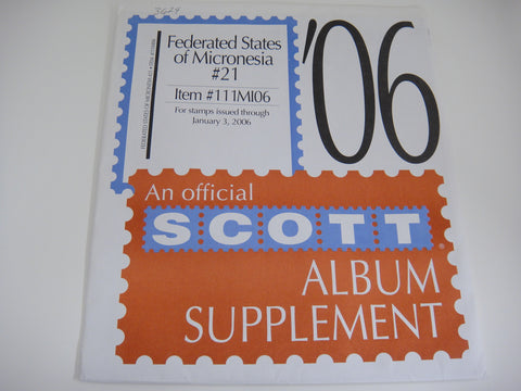 Scott 2006 Micronesia Specialty Stamp Supplement 21 111MI06