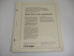 Scott 1991 Federal & State Duck Stamps Supplement 5 United States 115S091