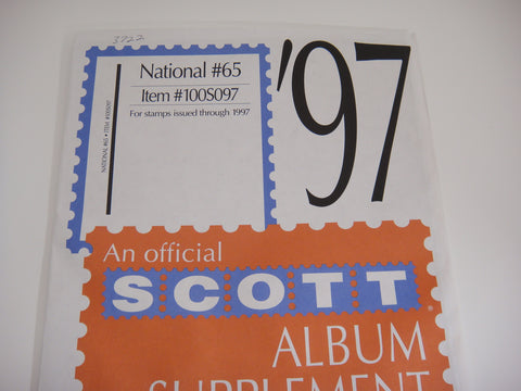 Scott 1997 National Stamp Supplement 65 United States 100S097