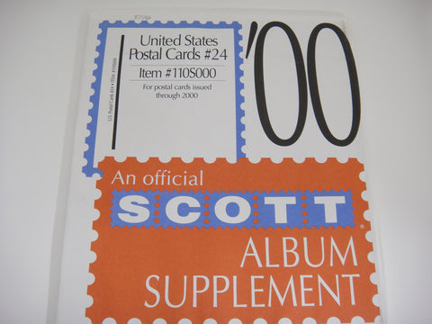 Scott 2000 Postal Cards Supplement 24 United States 110S000