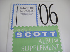 Scott 2006 Specialty Stamp Supplement 10 Barbados 261BB06