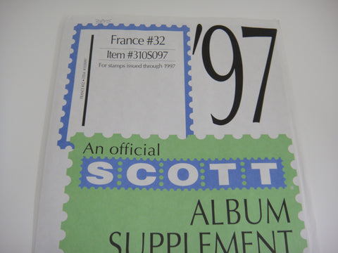 Scott 1997 France Specialty Stamp Supplement 32 310S097