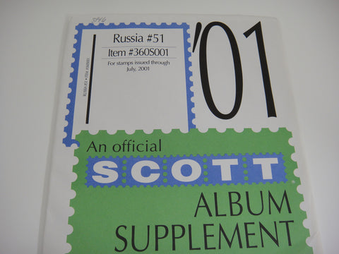 Scott 2001 Russia Specialty Stamp Supplement 51 360S001