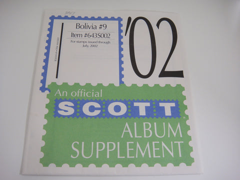 Scott 2002 Bolivia Specialty Stamp Supplement 9 643S002