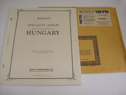 Scott 1974 Hungary Specialty Stamp Supplement 25 NOS