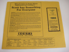 Scott 1985 United States Postal Cards Postcard Supplement 9 110S085