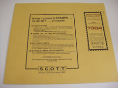 Scott 1983-1984 Postal Cards Postcard Supplement 8 United States 110S084