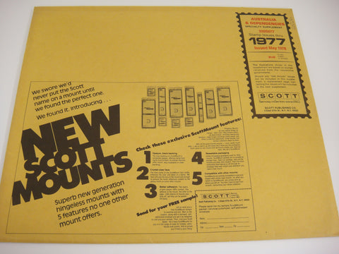 Scott 1977 Australia & Dependencies Specialty Stamp Supplement 220S077